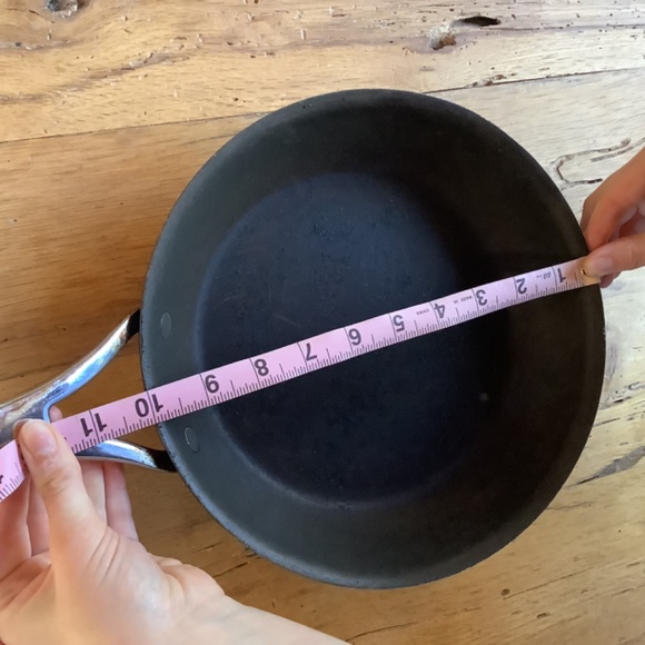 2pc Anolon Nouvelle Copper Enhanced  Induction Pans skillets 10 and 8.5 inch - Picture 13 of 14